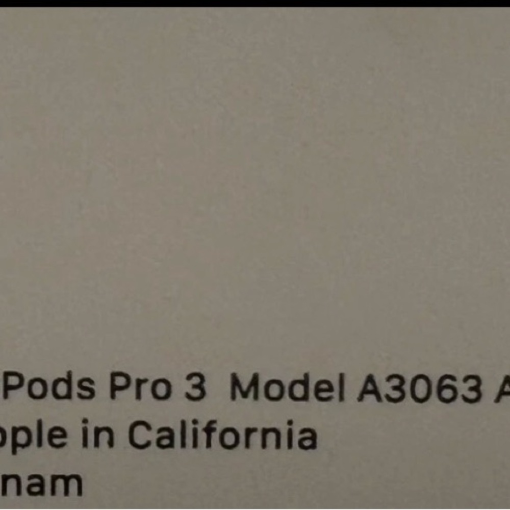 100% Authentic Apple AirPods Pro 3 - Factory Sealed! - Picture 4 of 5